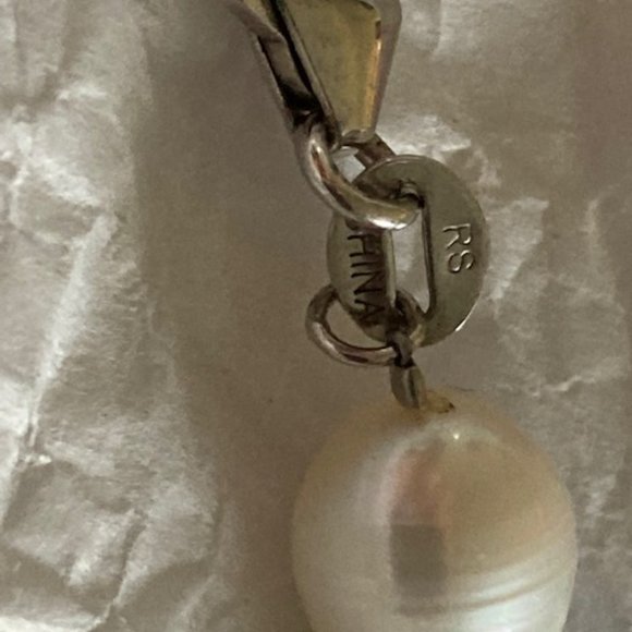 Lapis & Cultured pearl bracelet - Picture 4 of 4